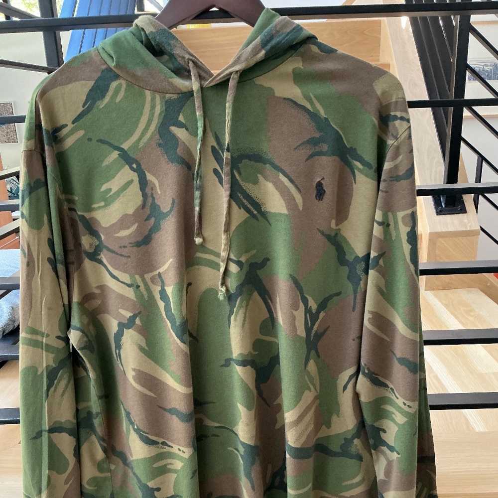 Ralph Lauren Polo Mens hooded pullover size XL